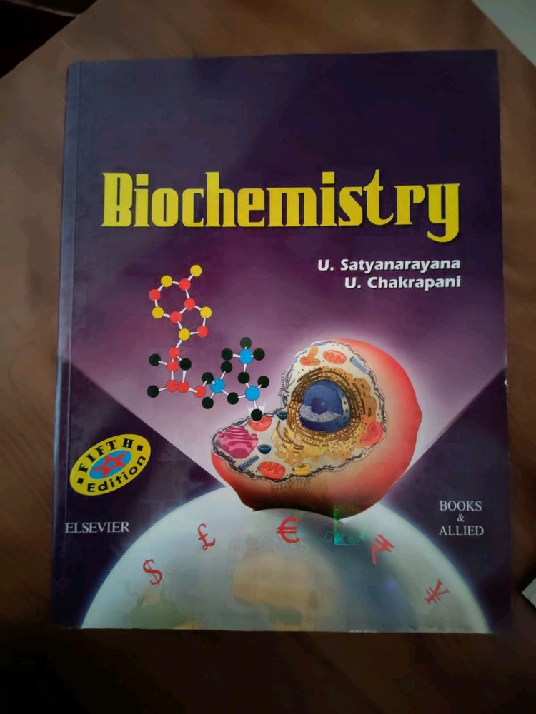 Unused Biochemistry Book  By Satyanarayan