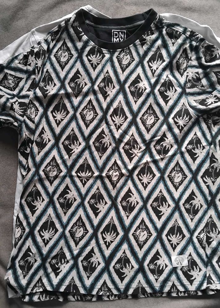 2 combo-Peace Graphic T-Shirts