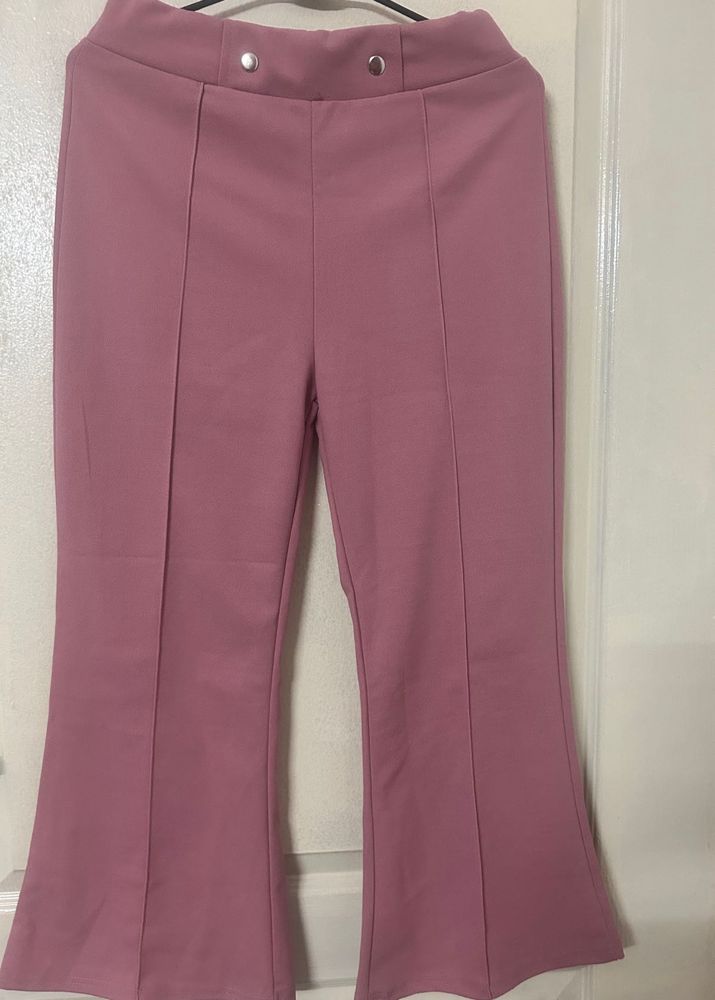 Pink Flared Pants