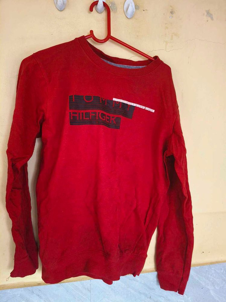 Tommy Hilfiger Red Sweatshirt