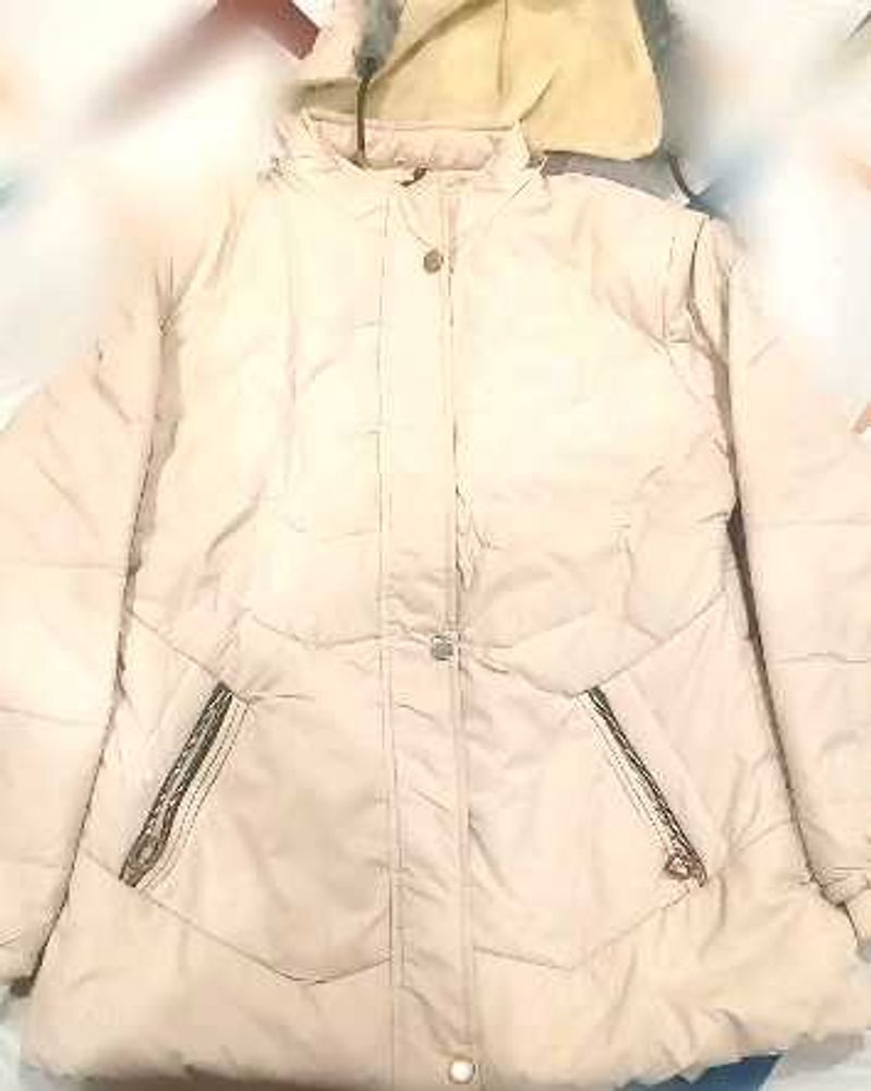 Beige Padded Jacket