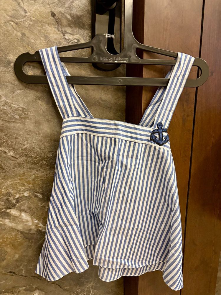 Striped Anchor Top