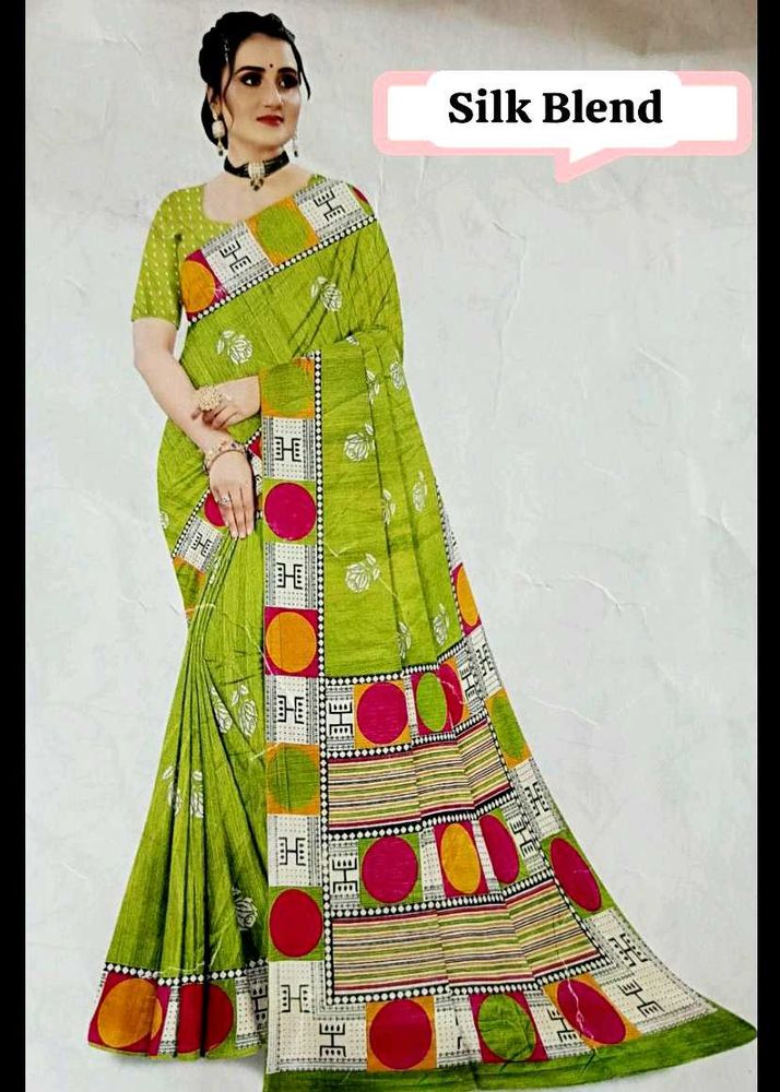 NEW SILK BLEND SAREE