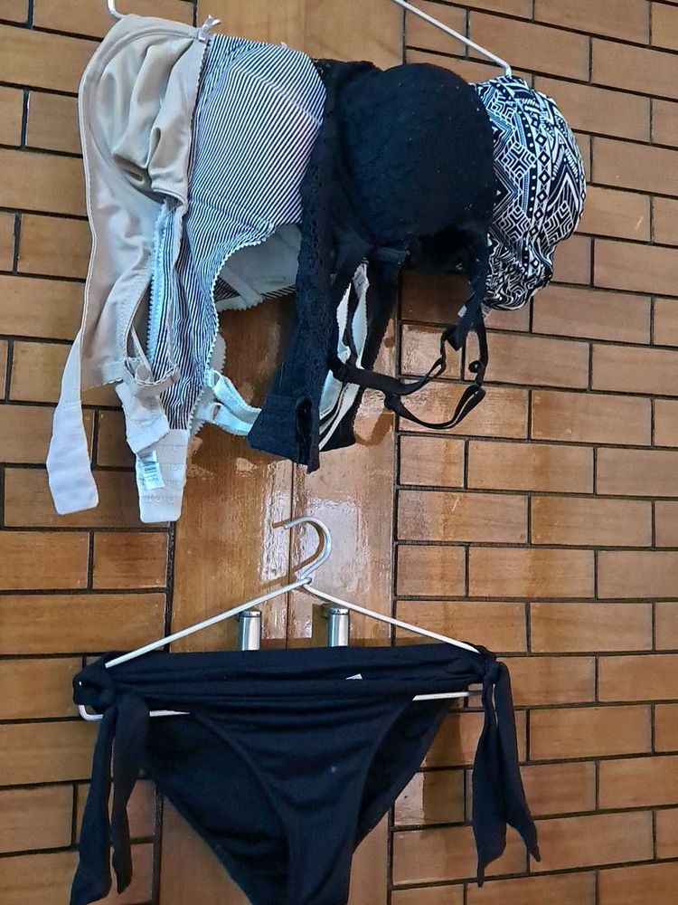 Combo Of  Five  Hnm Bra N Panty