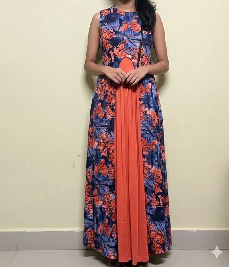 Floral Print Maxi Dress
