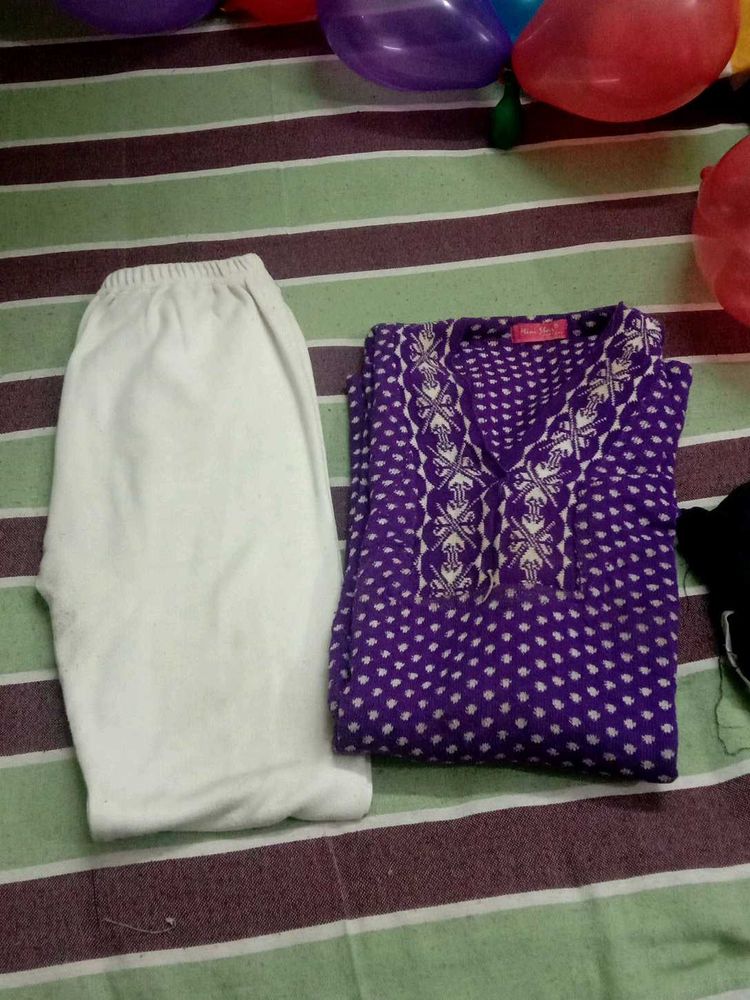 Warm Legging Kurti Combo
