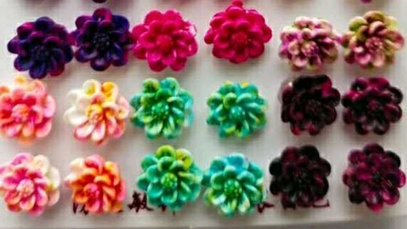 Plastic Stud Earrings