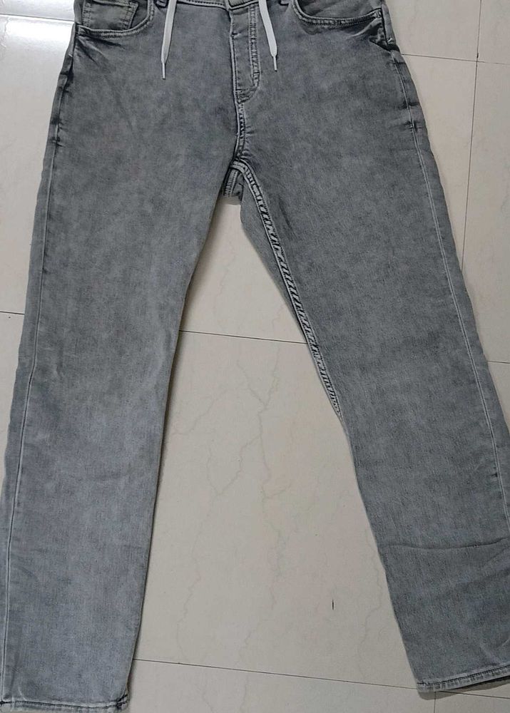 Gray Denim Jeans