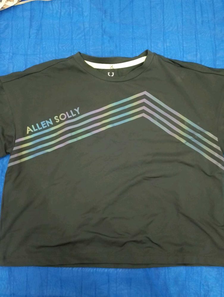 Allen Solly Authentic T Shirt With Neon Name