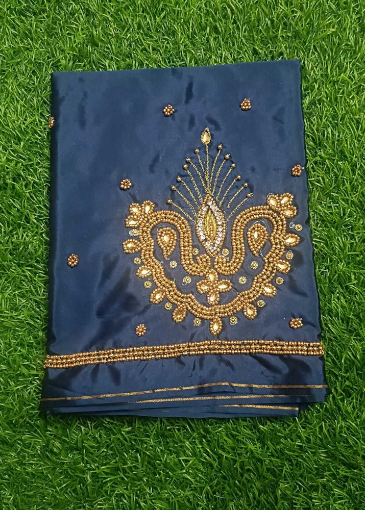Elegant aari work blouse
