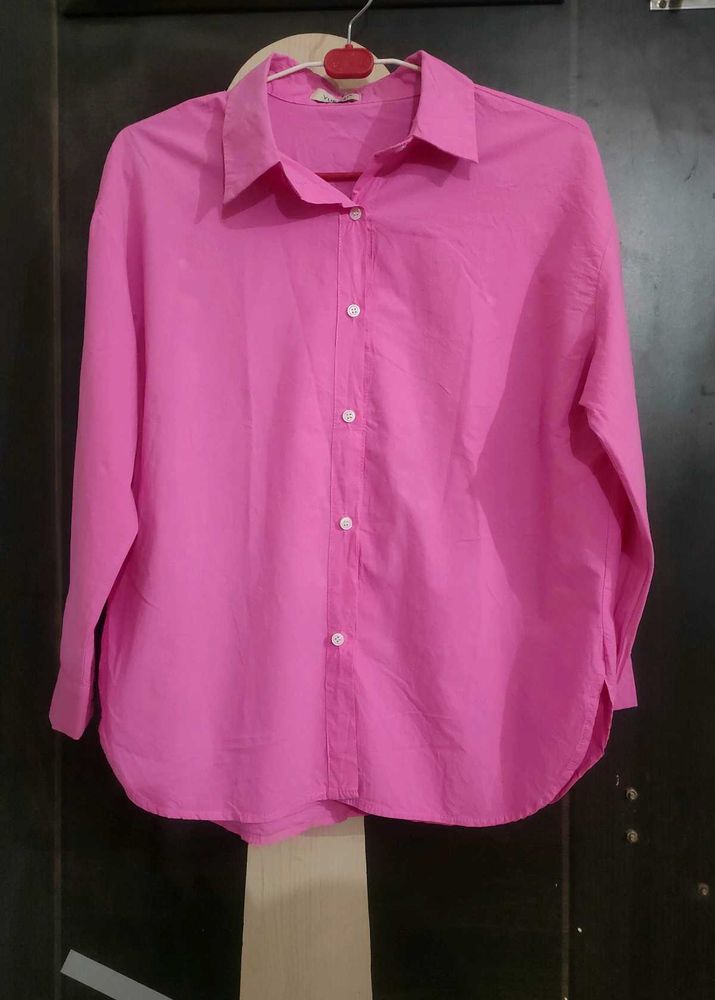 Stylish Pink Cotton Shirt 🌷
