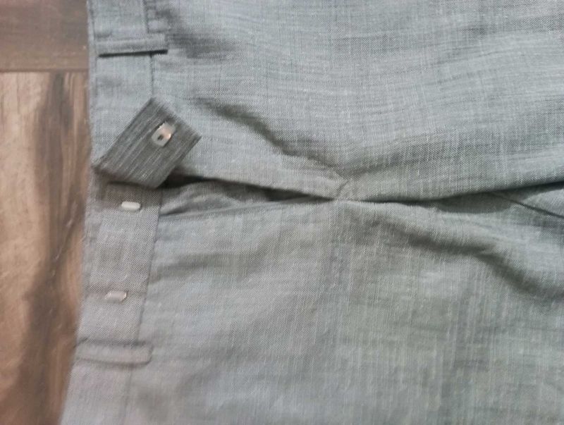 Gray Casual Pants