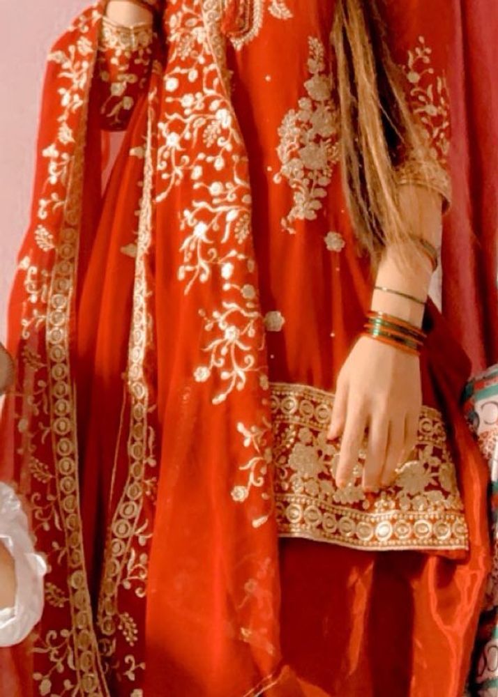 Panjabi Suit With Dupatta And Shalwar