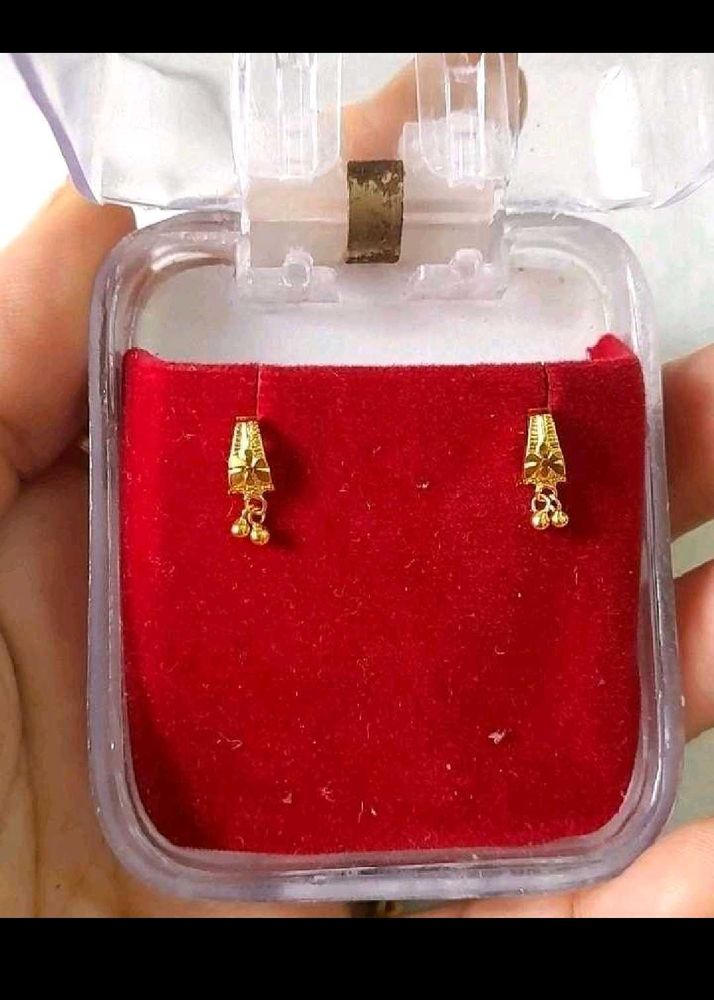 Beautiful Earrings And Nosepin