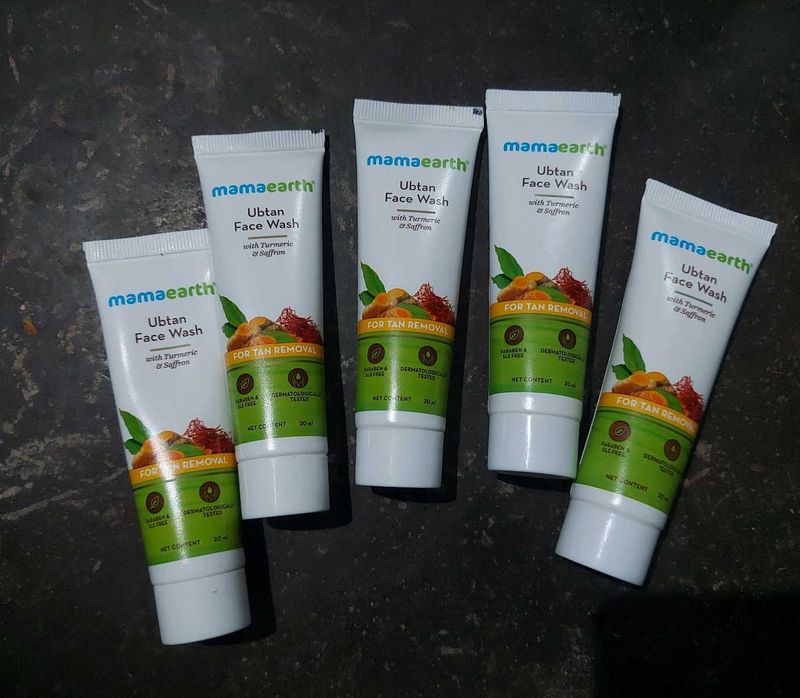 Mamaearth Ubtan Face Wash ( 5 piece )