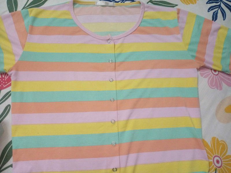 Multi Colour Crop Top