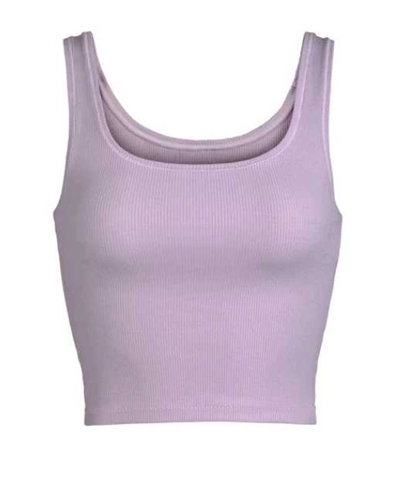 Lilac Ribbed Tank Top