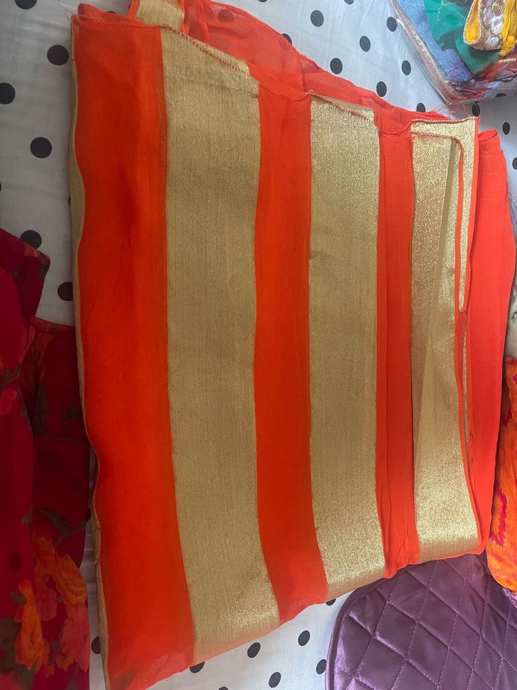 Beautiful Pure Georgette Saree