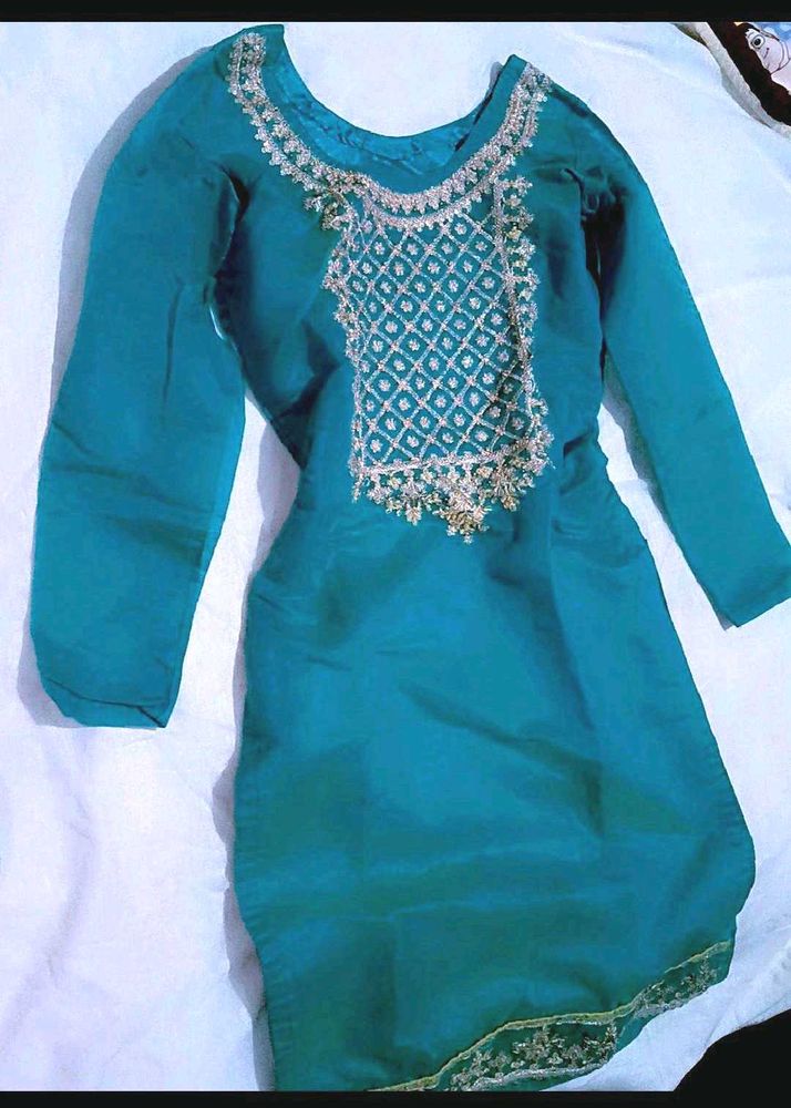 Full Stitched Kurti Set
