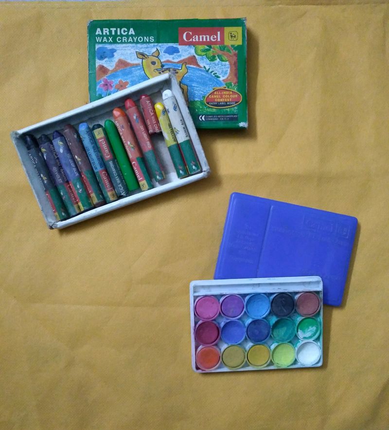 Water Colours, Wax Colour