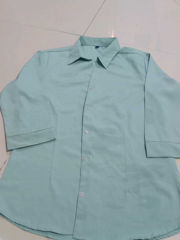 Mint Green Casual Shirt