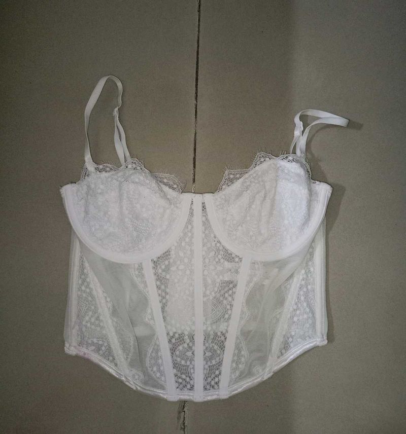 White Corset Top
