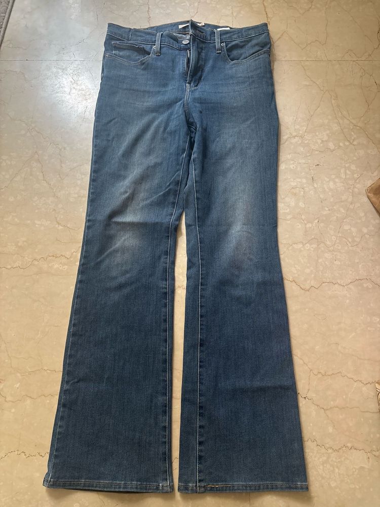 Flare Leg Denim Jeans