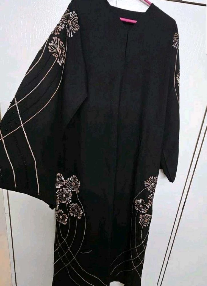 Dubai Embroidery + Embellished Beads Abaya