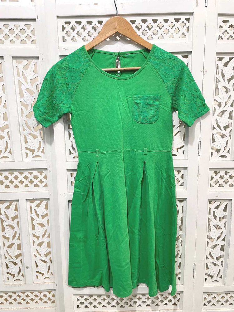 Mini Green Dress B