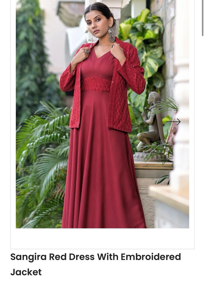 Hatheli Women Dress &amp; Jacket Set
