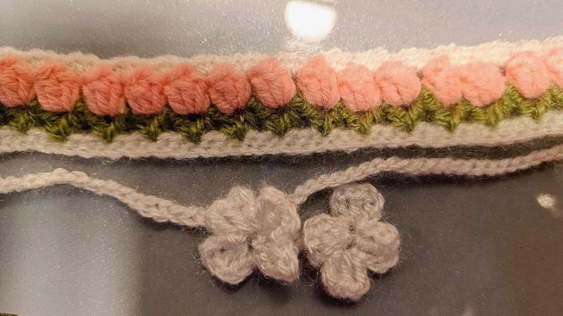 Crochet Tulip Headband