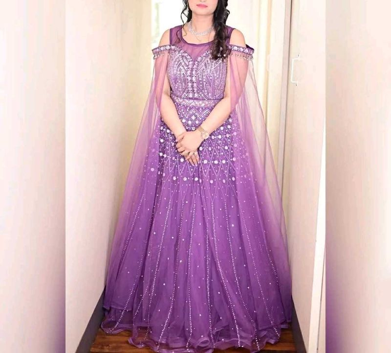 Sale Price Beautiful Lavender Colour Gown