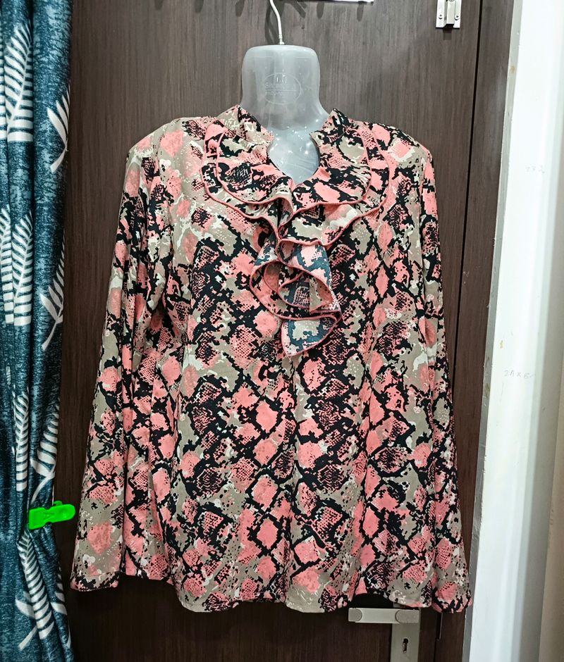 Party Wear Ruffled Top