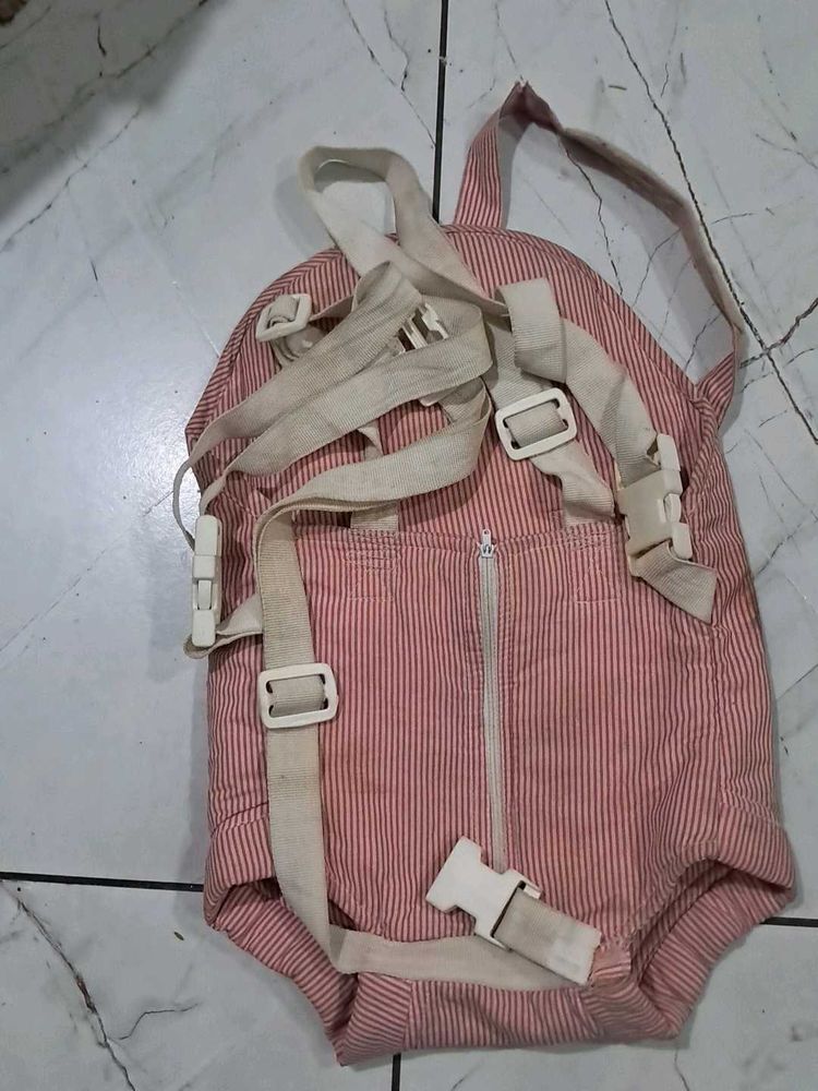 Vintage Striped Baby Carrier Backpack