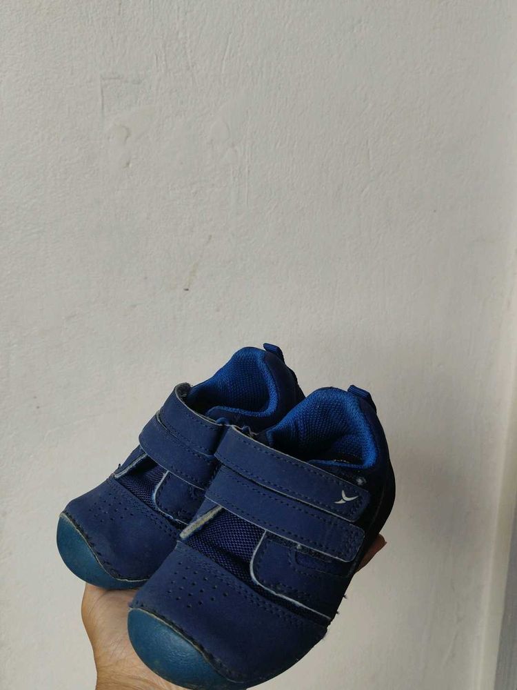 Cute Blue Baby Shoes
