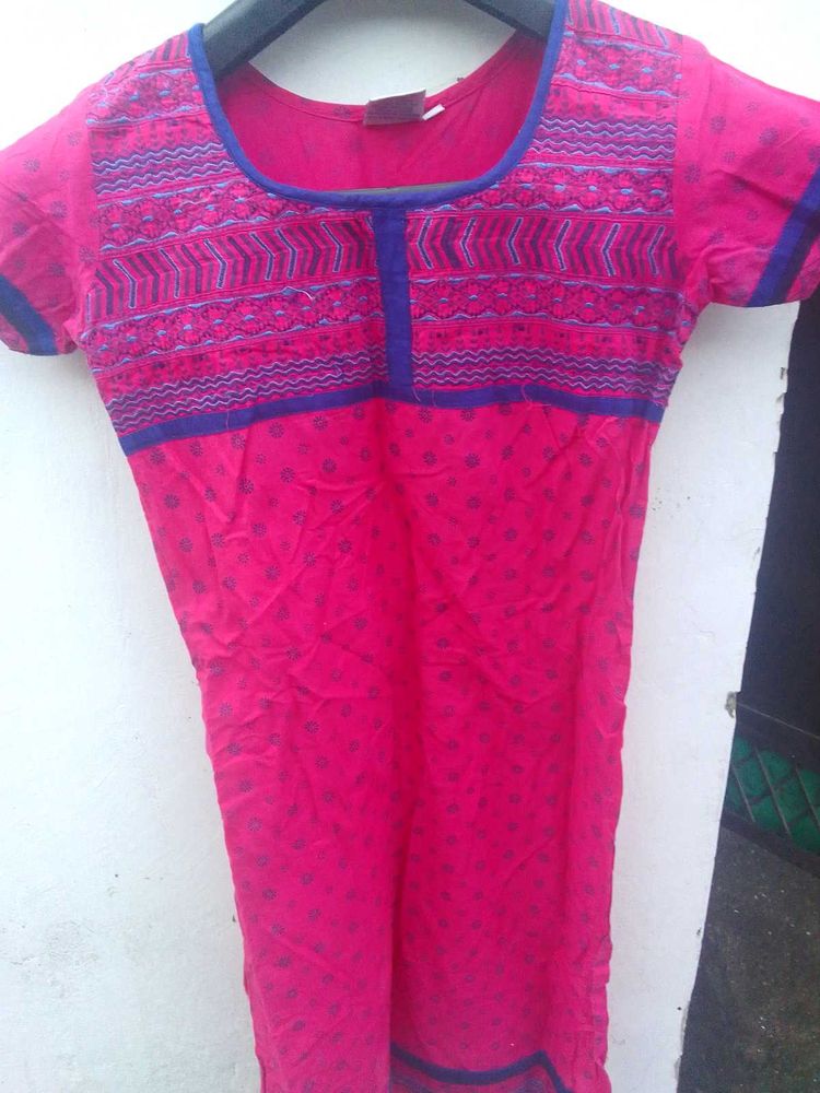 Pink &amp; Blue Kurta