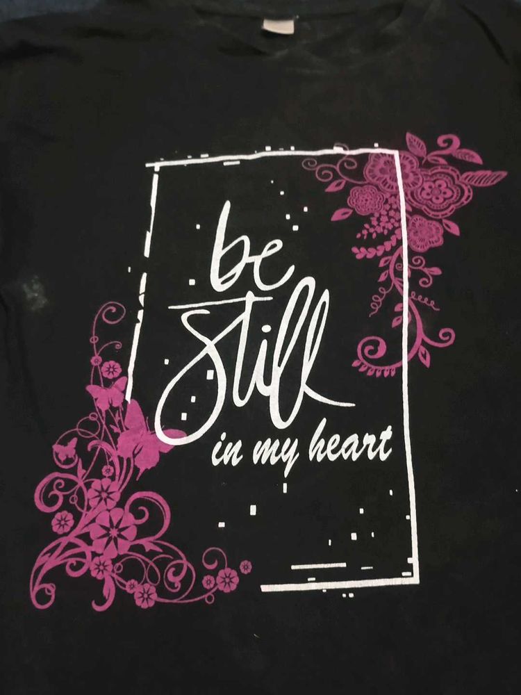Beautiful Black Graphic Print Tee