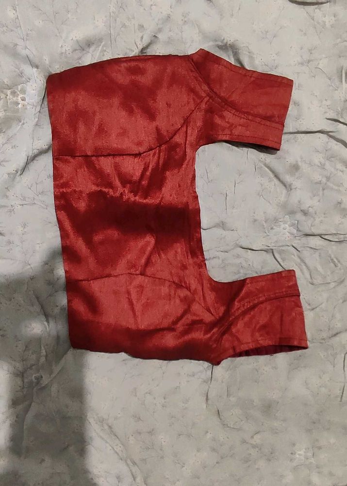 Rust Red Blouse