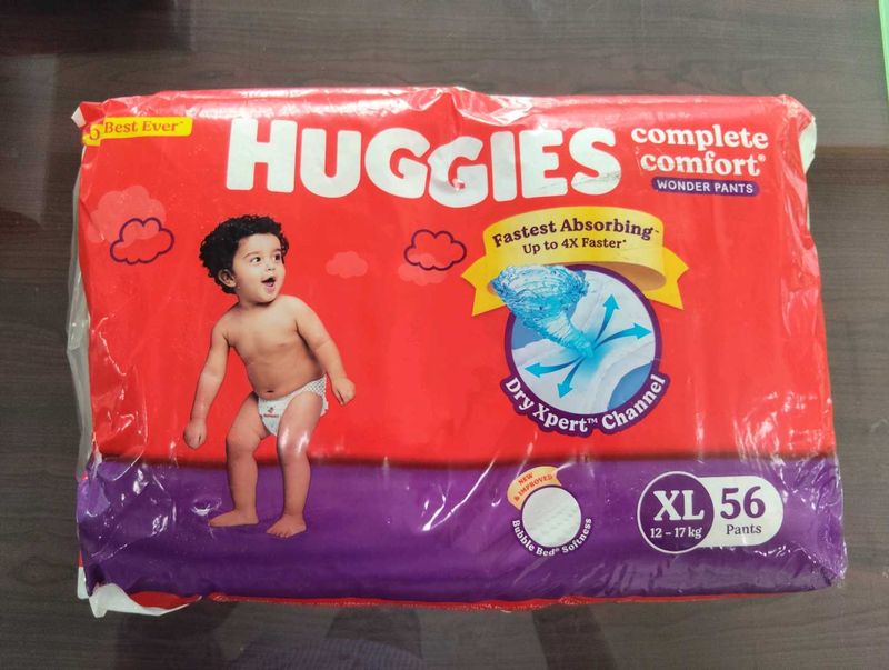 Huggies Complete Comfort XL 56 Pants