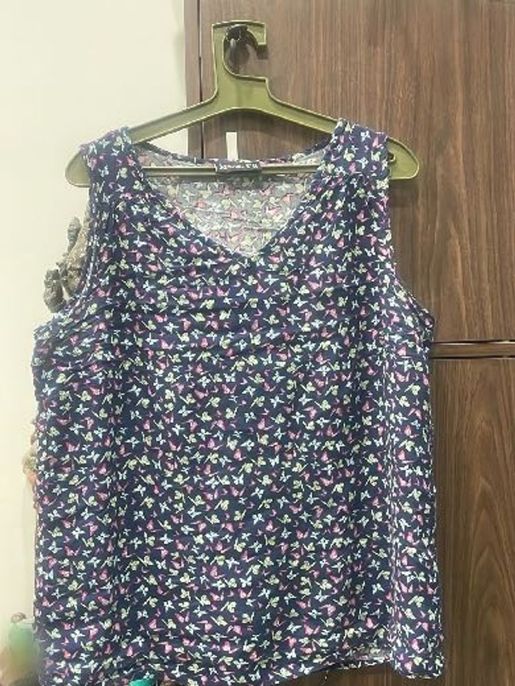 Floral Sleeveless Tank Top