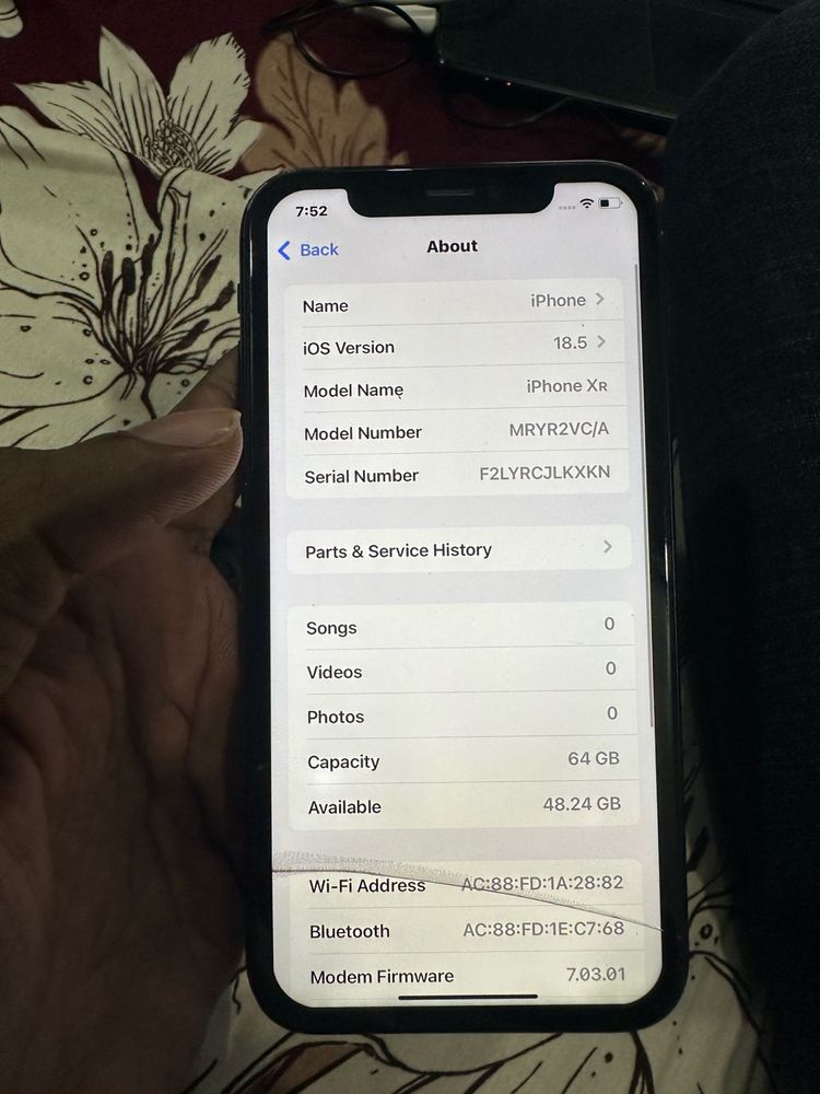 Iphone Xr 64Gb Black Color 100% Original