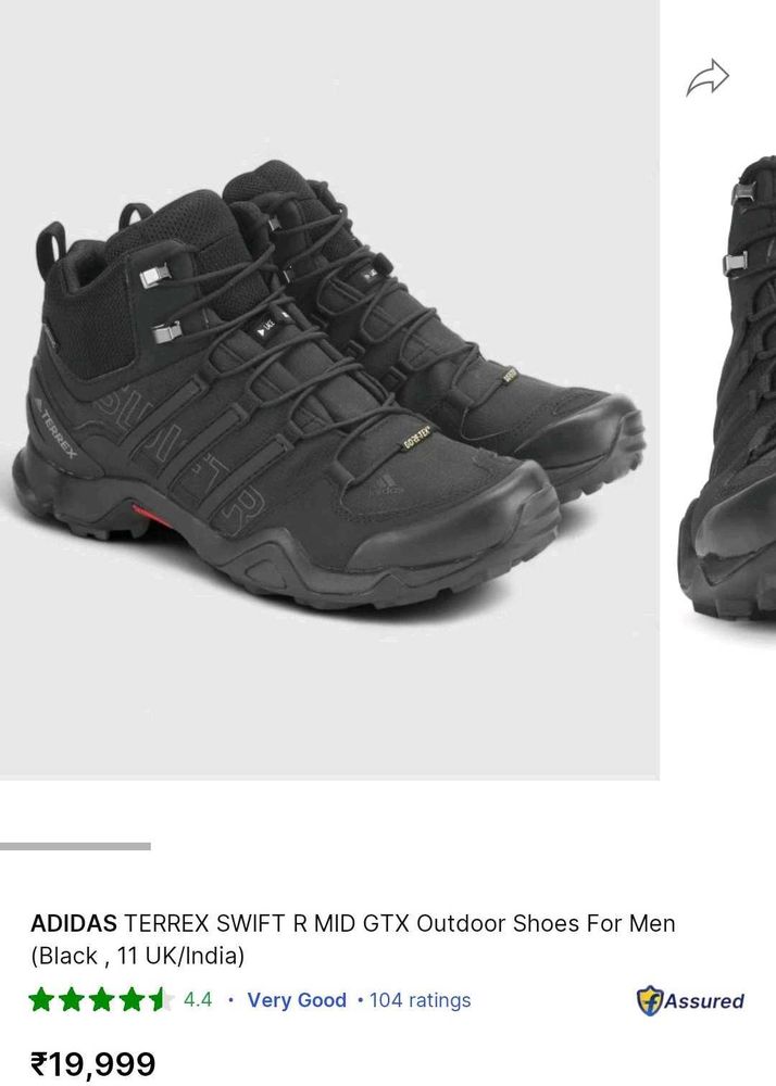 ADIDAS TERREX SWIFT R MID GTX Outdoor Shoes 👟