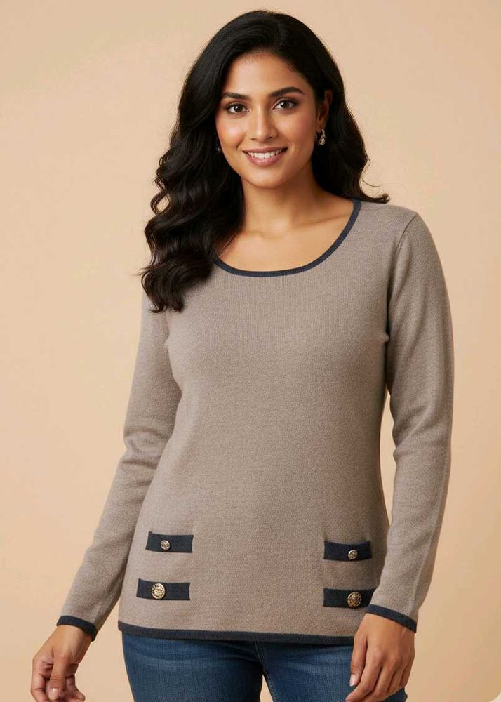 Imported Long Sleeve Sweater