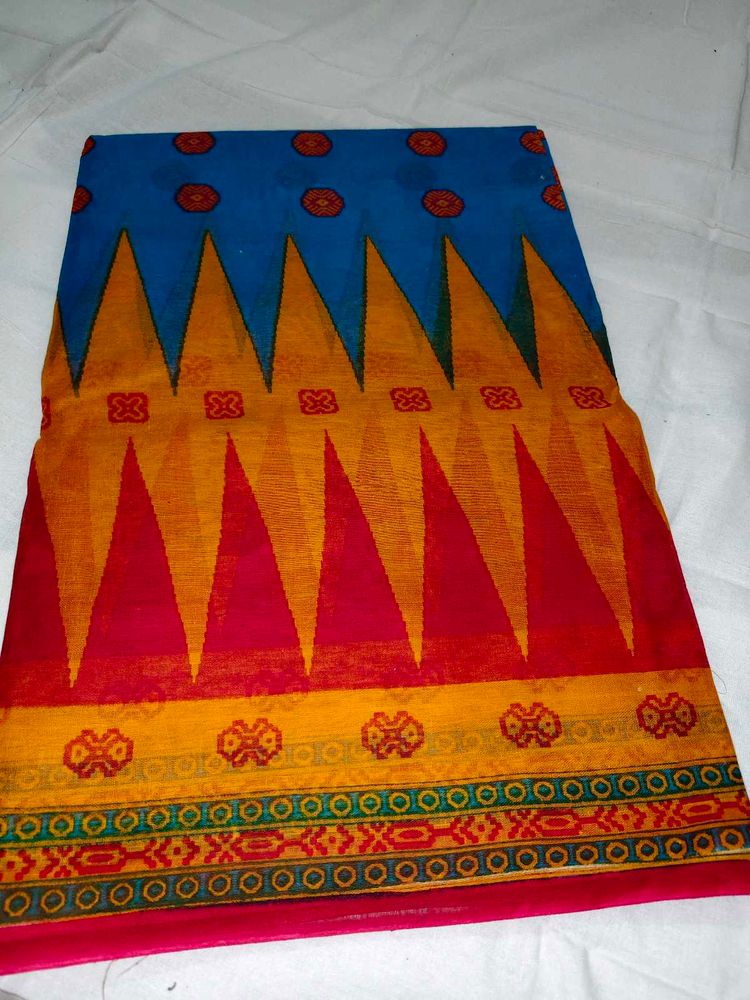 Colorful Printed Saree