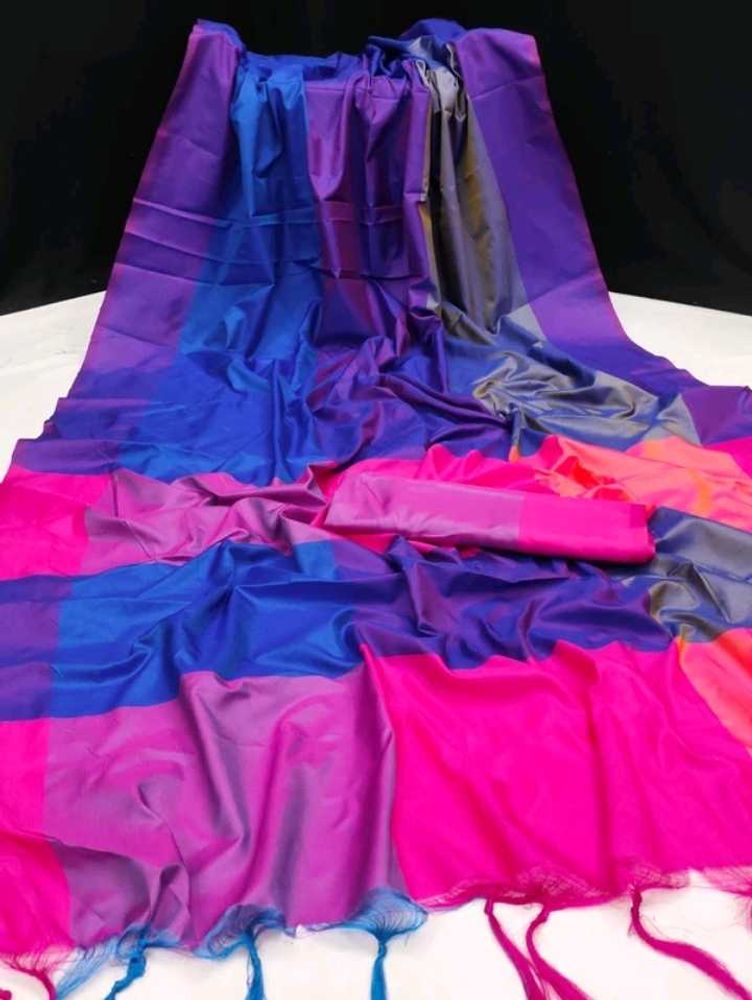 Bright Checkered Saree