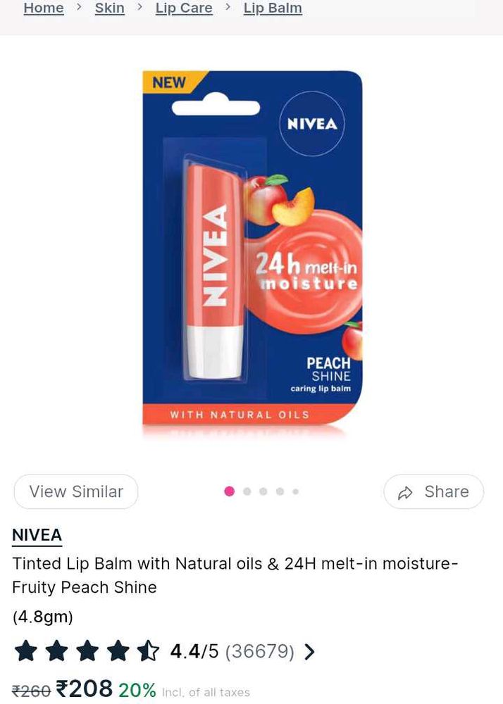 NIVEA Lip balm 💋🎀