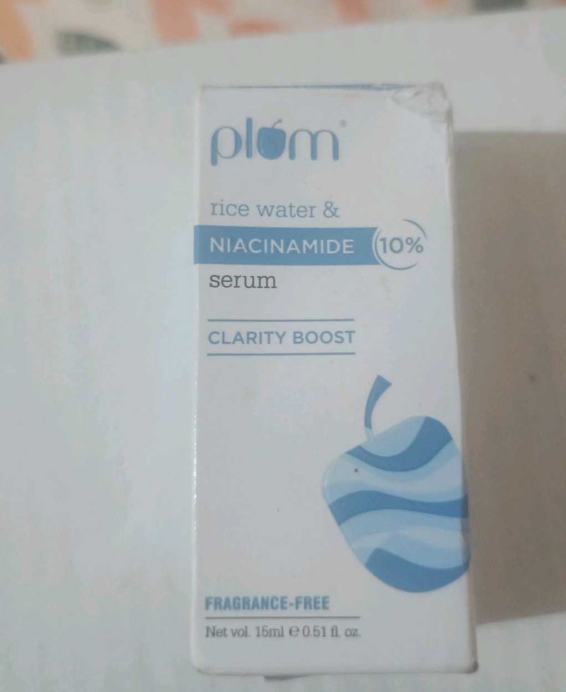 PLUM RICE WATER AND NIACINAMIDE SERUM