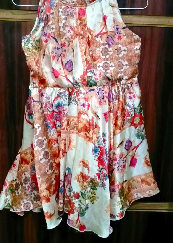 Floral Print Mini Dress