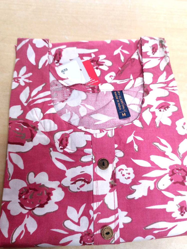 Floral Print Kurta