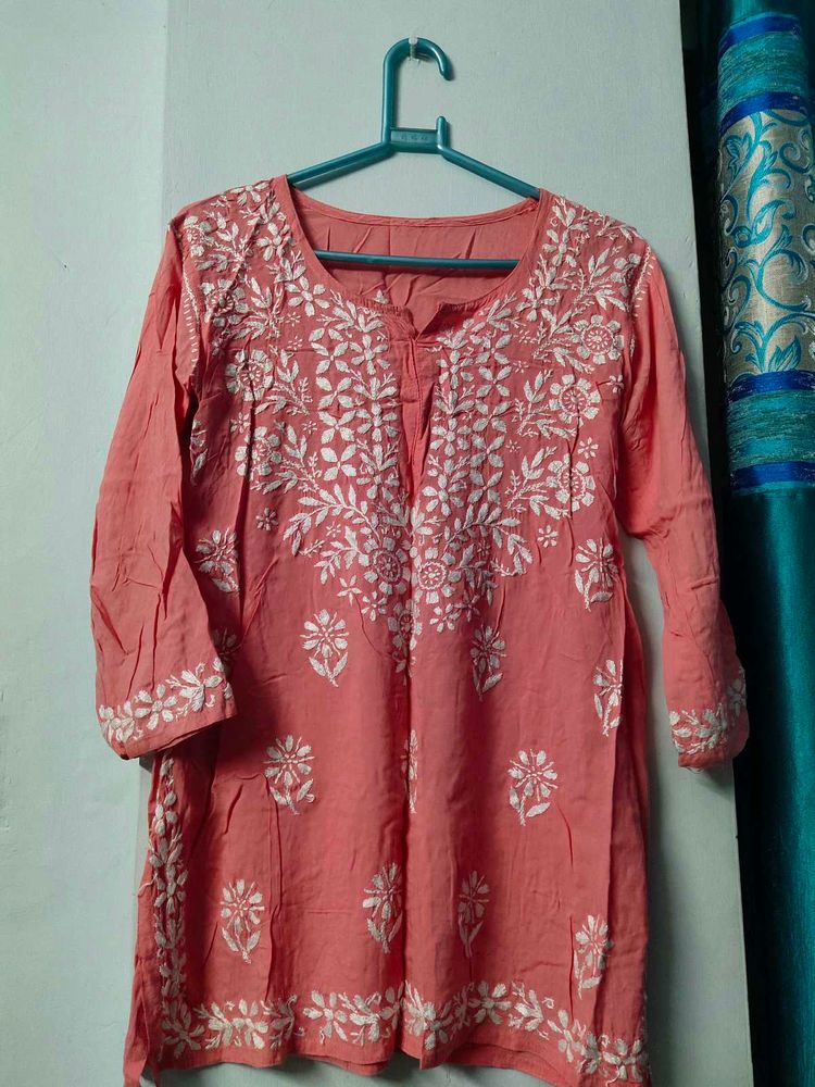 Elegant Embroidered Kurti